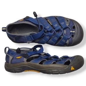 Keen Newport H2 Sandals Blue Yellow Youth Size 6